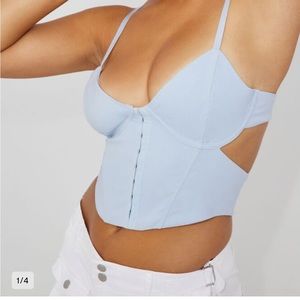 Garage Bianca corset top